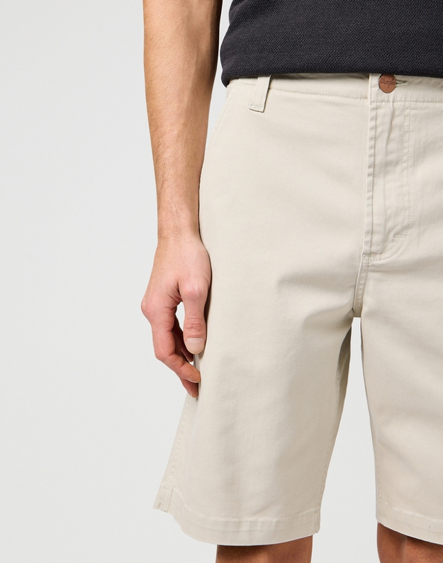 MESKIE SPODENKI WRANGLER CJ CHINO SHORTS PELICAN 112362919