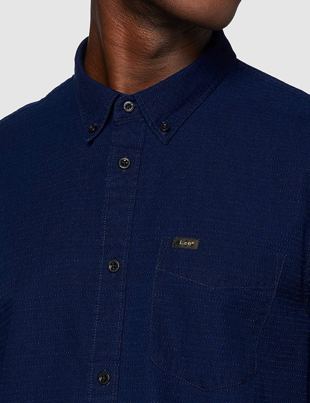 MĘSKA KOSZULA LEE BUTTON DOWN REGULAR FIT BEYOND BLUE L880FRKT 112123081