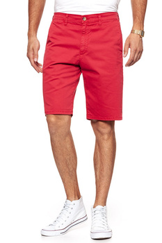 KRÓTKIE SPODENKI WRANGLER CHINO SHORT SCARLET RED W14AMM14A 112126566