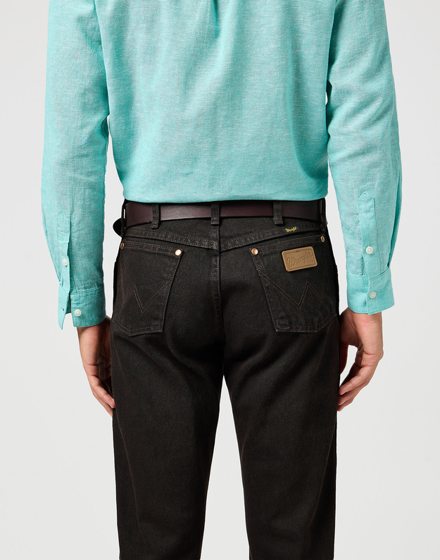 WRANGLER MĘSKI PASEK WRANGLER WEST BELT BROWN 112365274