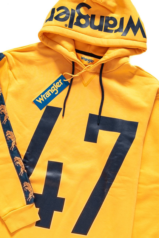 WRANGLER B&Y LONG HOODY AMBER YELLOW W6076ICUY 112130438