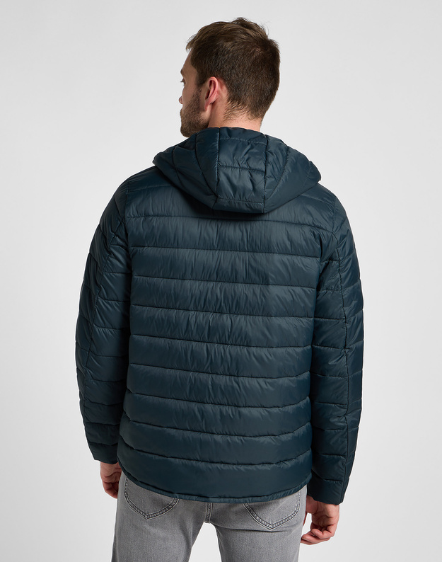 LEE MĘSKA KURTKA ZIMOWA LEE PUFFER JACKET CHARCOAL 112355704