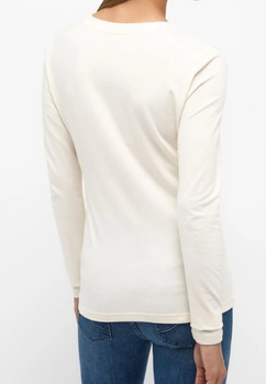 Damski Longsleeve Mustang Style Anna C Tee Whisper White 1014491 2013