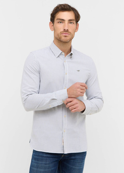 Męska Koszula Mustang Style Edinburg Green Stripe 1016953 12800