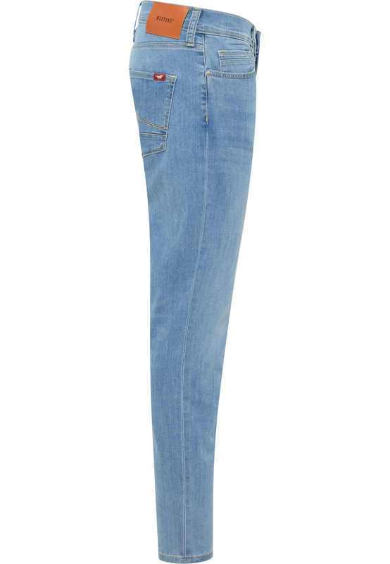Męskie Spodnie Jeansowe Mustang Style Vegas Slim Denim Blue 1015119 5000 213