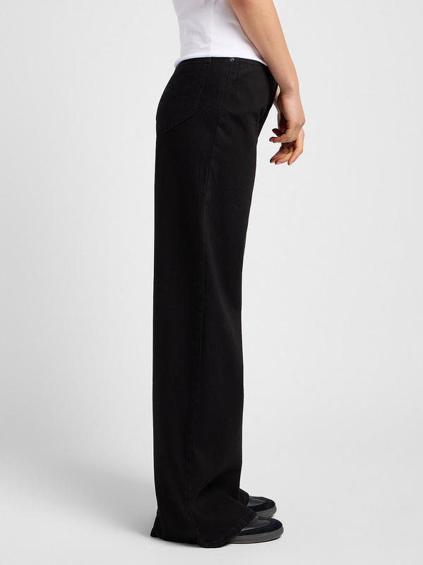 DAMSKIE SPODNIE LEE STELLA A LINE CLEAN BLACK 112338443