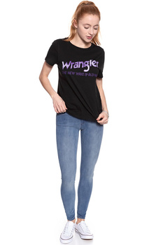 WRANGLER OLD WAVE TEE BLACK W7383EV01 112131031