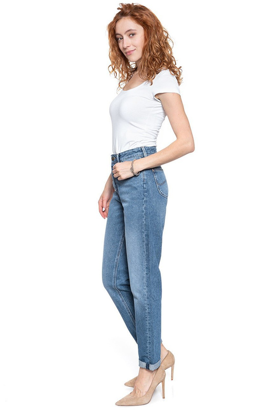 LEE MOM STRAIGHT GET BLUE L32IGAQG SAMPLE 112107561