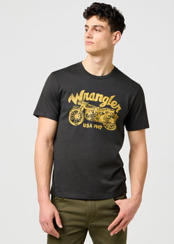 MESKA KOSZULKA WRANGLER AMERICANA TEE BLACK 112371412