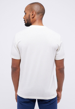 MĘSKA KOSZULKA MUSTANG Austin T-shirt NADRUK Whisper White 1014951 2013