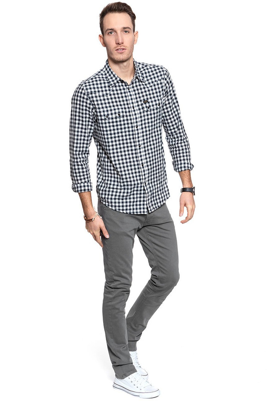 LEE SPODNIE MĘSKIE LUKE SUMMERY GREY L719KW33 112119132