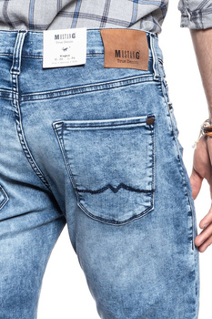 SPODNIE MĘSKIE MUSTANG Jeans Vegas Slim Fit  Light Used Blue 1008321 5000 435