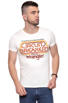 KOSZULKA WRANGLER CIRCUIT TEE OFFWHITE W7B14FK02 112131403