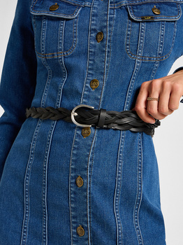 LEE DAMSKI PASEK LEE BRAIDED BELT BLACK 112351438