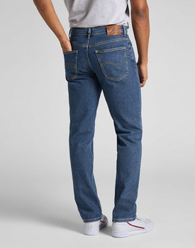 LEE BROOKLYN STRAIGHT MĘSKIE SPODNIE JEANSOWE MID STONEWASH L45271KX 112110081