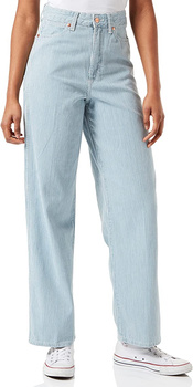 WRANGLER BARREL HICK HORAY W2H7AM44F DAMSKIE SPODNIE MATERIAŁOWE W PASKI 112146032