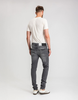 Męskie Spodnie Jeansowe Mustang Style Frisco Skinny Denim Black 1017118 4000 203