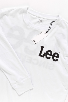 LONGSLEEVE LEE LS LOGO TEE WHITE L63NAI12 112115132