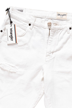 WRANGLER REGULAR WHITE RIPPED W15UES033