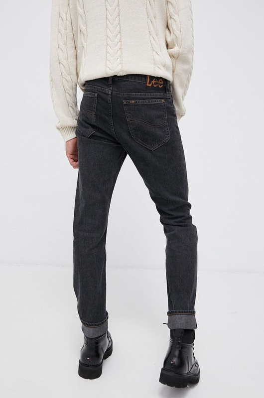 LEE RIDER MĘSKIE SPODNIE JEANSOWE JEANSY BLACK RINSE L701OR47