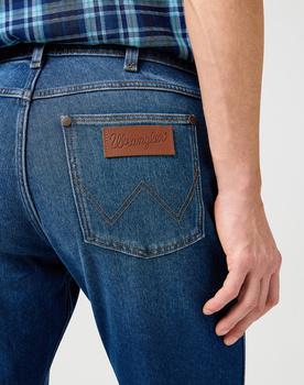 WRANGLER MĘSKIE SPODNIE JEANSOWE WRANGLER GREENSBORO DENIM DUSK 112362444