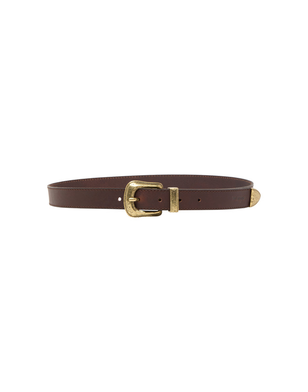 MESKI PASEK WRANGLER WESTERN BELT BROWN 112372623
