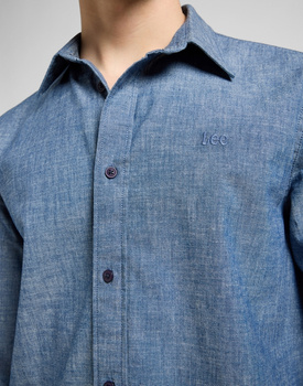 MESKA KOSZULA LEE PATCH SHIRT RINSE 112370569