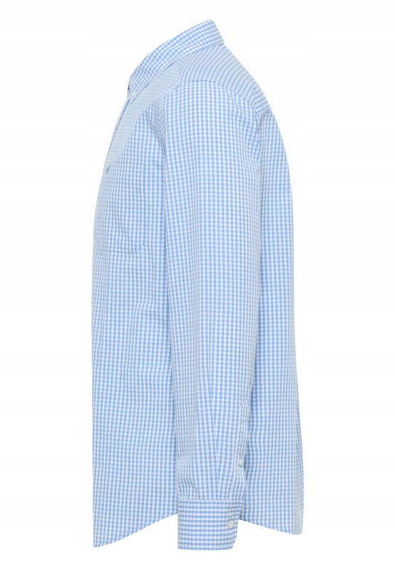 Męska Koszula Mustang Style Chester Gingham Check Light Blue 1016947 12795