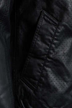 WRANGLER PERFORATED BOMBER BLACK W4645Z601