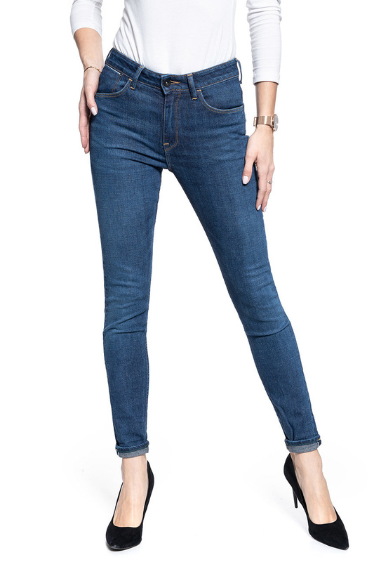 Lee Scarlett High DAMSKIE SPODNIE JEANSOWE Dark Vintage L626LYPH 112114270
