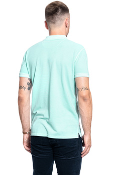 KOSZULKA POLO MĘSKA WRANGLER T-SHIRTS OVERDYE PLUME BLUE W7C15KQVP 112131639