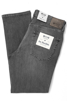 MUSTANG TRAMPER TAPERED MĘSKIE SPODNIE JEANSOWE DENIM GREY 1012443 4500 883