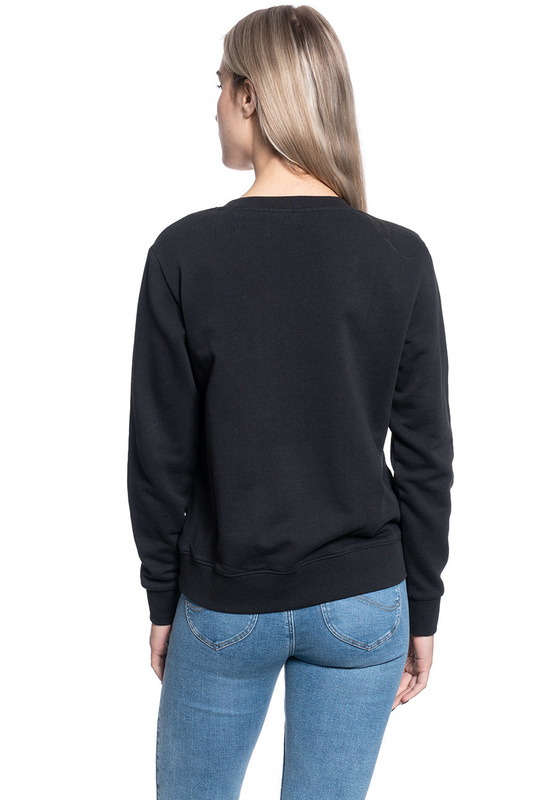 BLUZA DAMSKA WRANGLER REGULAR SWEAT FADED BLACK W6N2HAXV6 112130789
