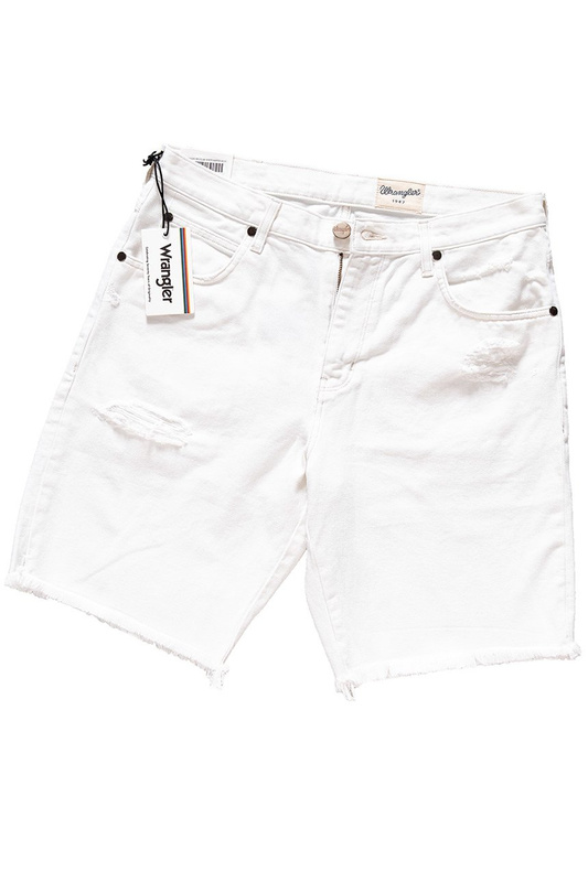 WRANGLER REGULAR WHITE RIPPED W15UES033