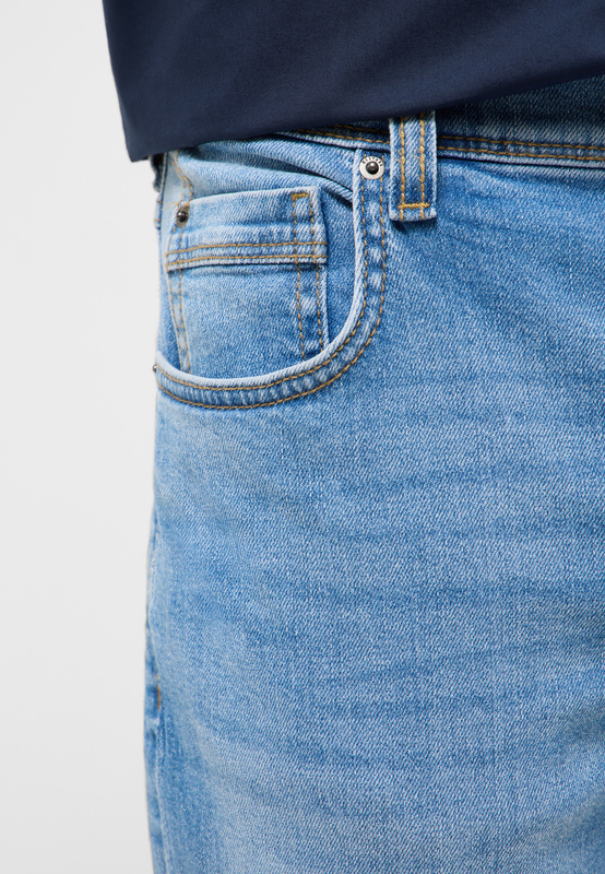 Męskie Spodnie jeansowe Mustang Style Washington Straight Denim Blue 1017439 5000 403