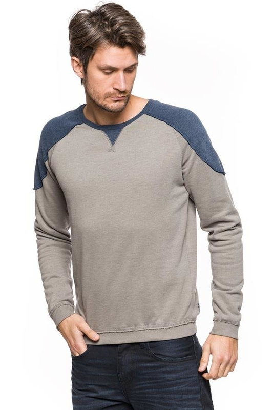 TOM TAILOR COLOURBLOCK CREWNECK 2529543.00.12 COL. 2677