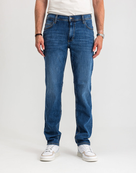 Męskie Spodnie Jeansowe Mustang Style Washington Straight Denim Blue 1017119 5000 782