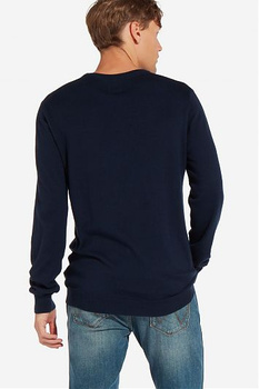 WRANGLER CREW KNIT MĘSKI SWETER NAVY W8567PD35 112132264