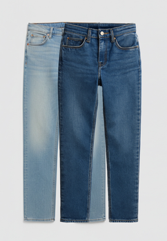 2-PAK JEANSÓW DAMSKICH LEE CBL MOM JEANS DENIM DAYS L34HUXE27 112340616 AND SKINNY SO CHIC L34GUZE28 112340591 