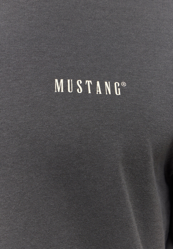 MUSTANG AUSTIN MĘSKI T-SHIRT KOSZULKA LOGO PIRATE BLACK 1015662 4088