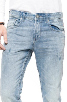 TOM TAILOR SPODNIE MĘSKIE AEDAN SLIM BLUE SUMMER DENIM 6203105.45.12 COL. 1092
