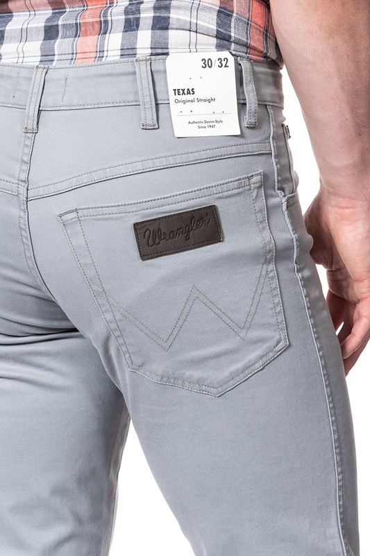 WRANGLER SPODNIE MĘSKIE TEXAS MONUMENT GREY W121AP174 112126088