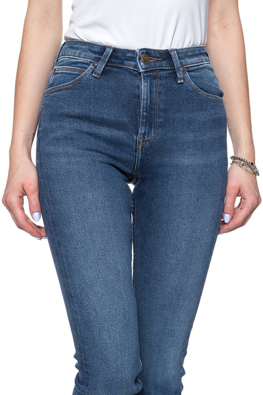 SPODNIE DAMSKIE LEE SCARLETT HIGH BLUE HAVANA L626DTIZ 112114154