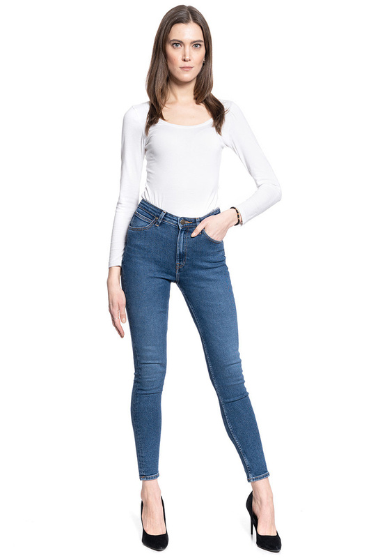 DAMSKIE SPODNIE JEANSOWE LEE SCARLET HIGH DE NIRO L626DTQQ SAMPLE 112114160