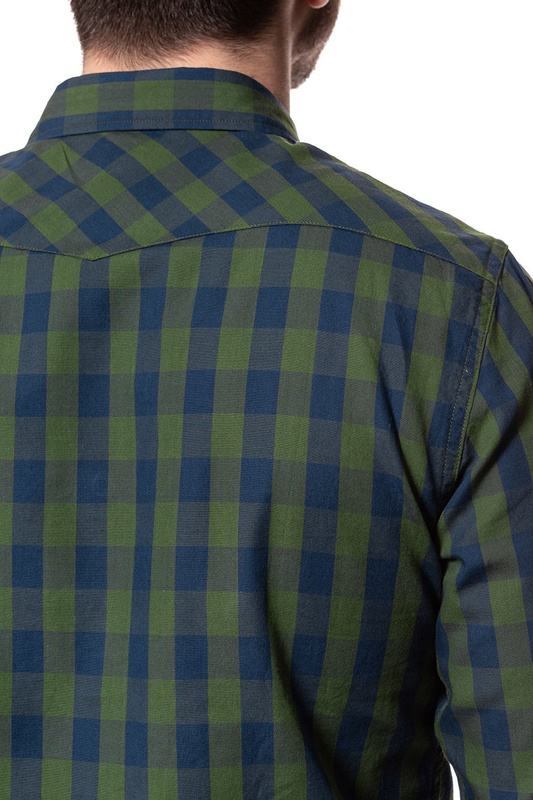 LEE LEE WESTERN SHIRT HILLSIDE GREEN L643MMPC
