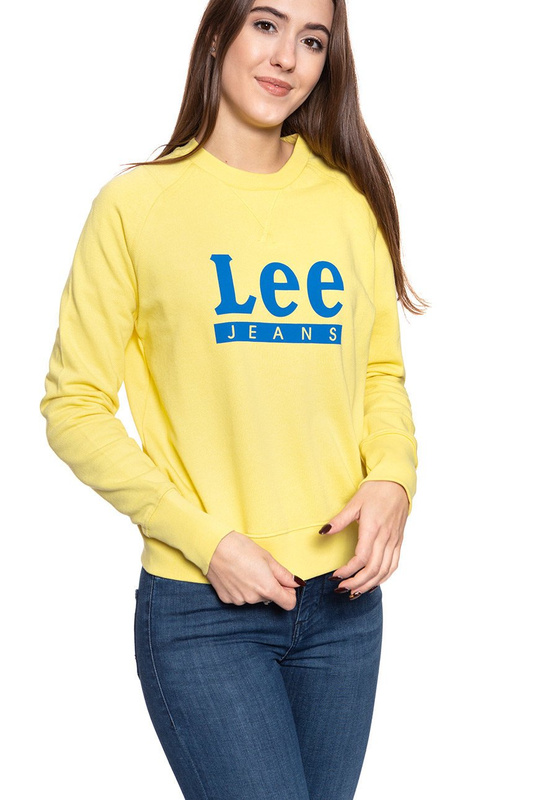 BLUZA LEE DAMSKA GRAPHIC SWS YELLOW SIGN L52AJALN 112112080