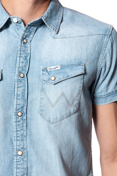 WRANGLER S/S WESTERN SHIRT BLEACH W5853CP9E