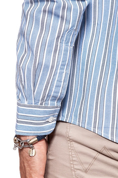 KOSZULA WRANGLER LS 1PKT BUTTON DOWN BLUE W58743N05 112129553