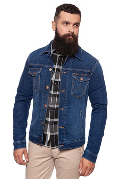 KURTKA JEANSOWA WRANGLER REGULAR JACKET SWING W443K3TK7 112128866