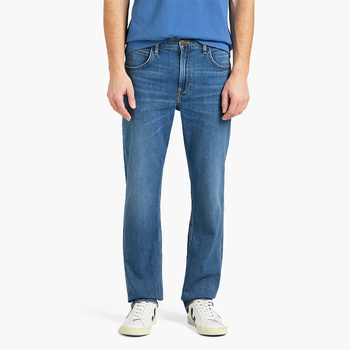 LEE BROOKLYN STRAIGHT MĘSKIE SPODNIE JEANSOWE DARK NELSON L452NOLW 112145192